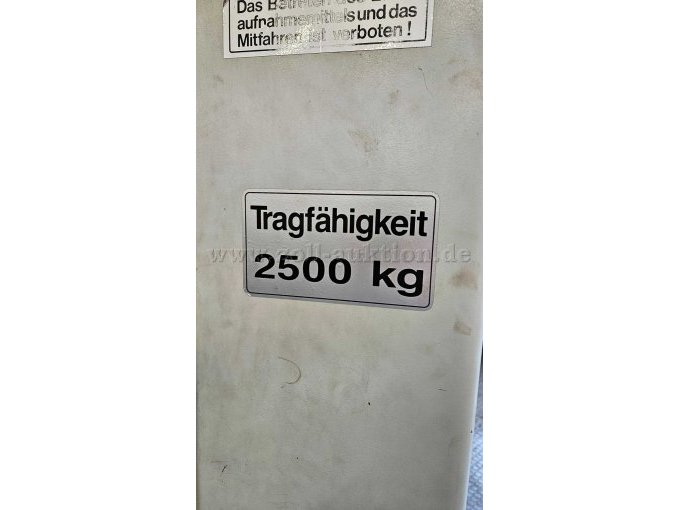 Typenschild Zweisäulen-Hebebühne