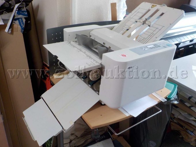 1 Zweitaschen Falzmaschine Krug & Priester Typ Ideal 8335 – kavel bij Zoll-Auktion, Nürnberg