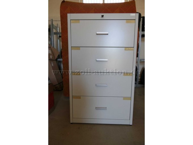 Schrank Vorderseite mit verschlossenen Schubladen