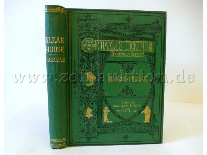 1 antiquarisches Buch - Bleak House von Charles Dickens, Household Edition
