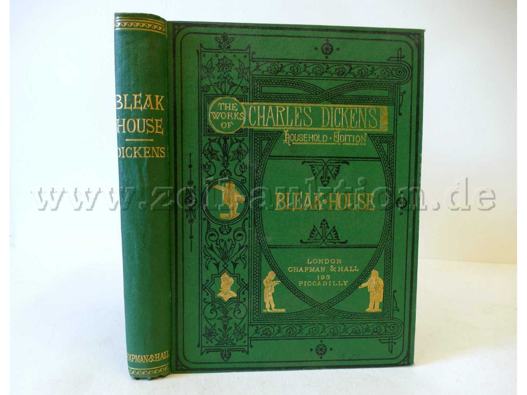 1 antiquarisches Buch - Bleak House von Charles Dickens, Household Edition
