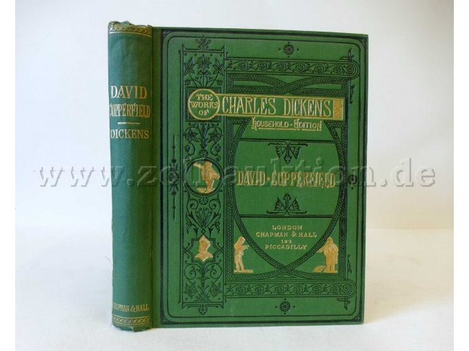 1 antiquarisches Buch - David Copperfield von Charles Dickens, Household Edition