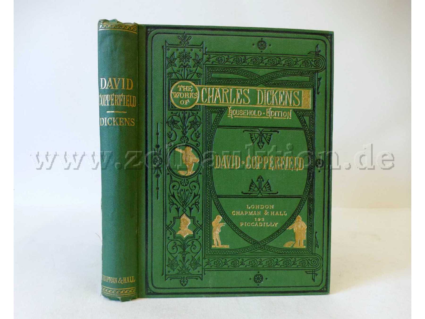 1 antiquarisches Buch - David Copperfield von Charles Dickens, Household Edition