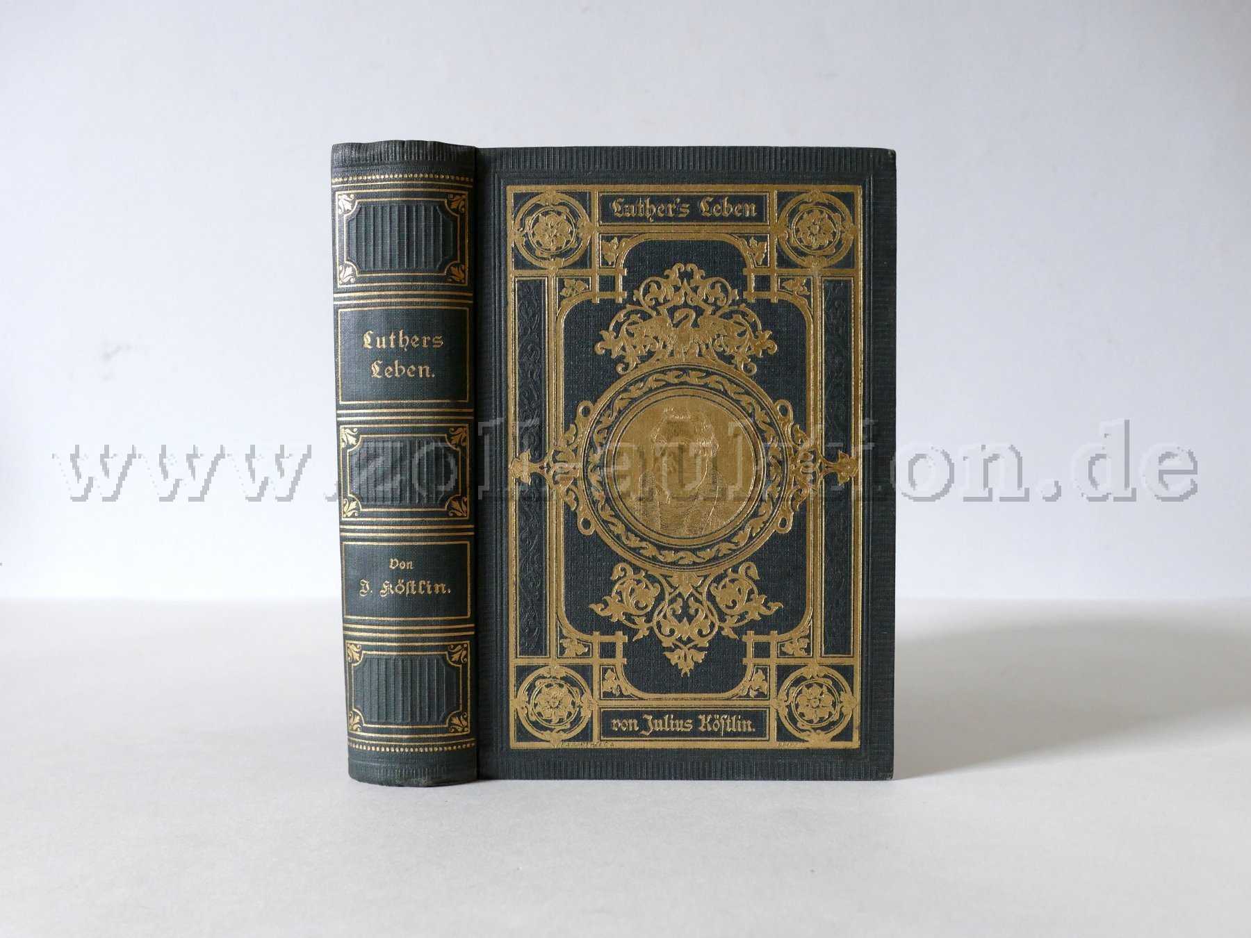 1本古董书 - Julius Köstlin著《路德传》,1889年
