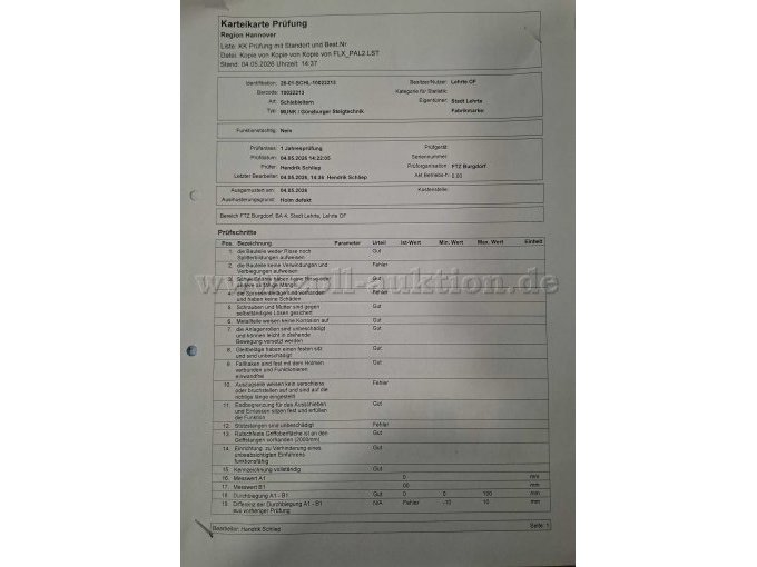 1 defekte 3-teilige Schiebleiter Hersteller Munk – foto 3 – kavel bij Zoll-Auktion, Lehrte