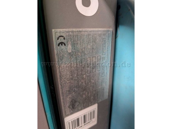 Elektrohubwagen Typenschild