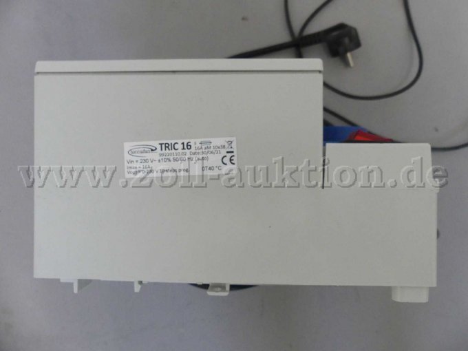 Ansicht von links mit Produktaufkleber