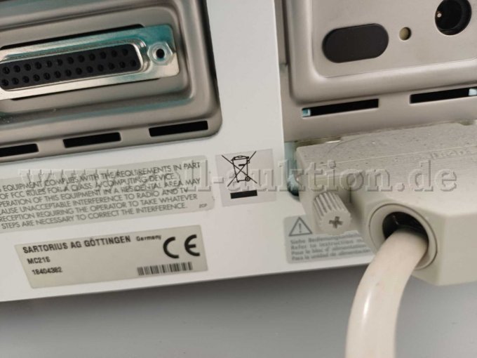 1 elektrische microweegschaal MC 21 van Sartorius – foto 7 – kavel bij Zoll-Auktion, Magdeburg