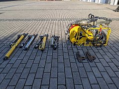 Gesamtansicht Rettungssatz+Zubehör