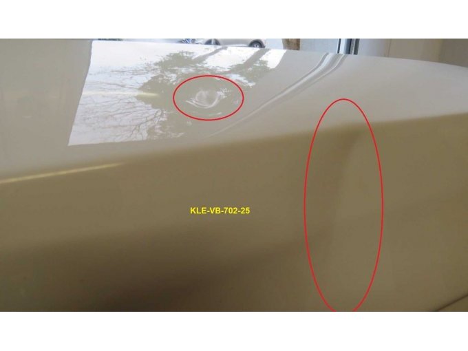 Detailbild Dellen oben rechts