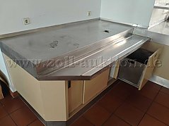 L192, B80, H85
Tablettablage: L192, B30, H 75,5
Gesamt: L192, B110

Loch in der Arbeitsplatte