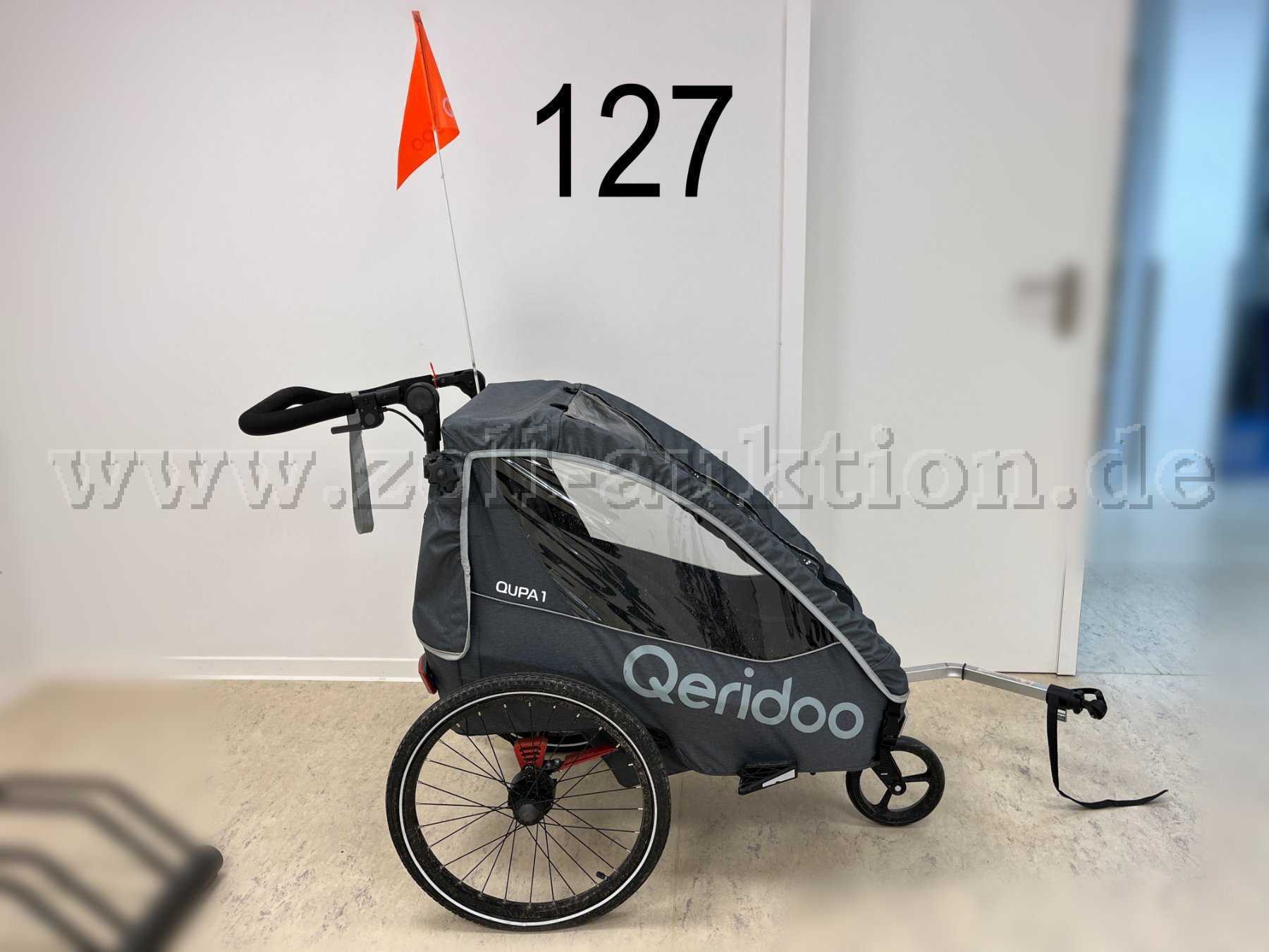 Gebrauchter Kinderfahrradanhänger (Einsitzer) von Qeridoo