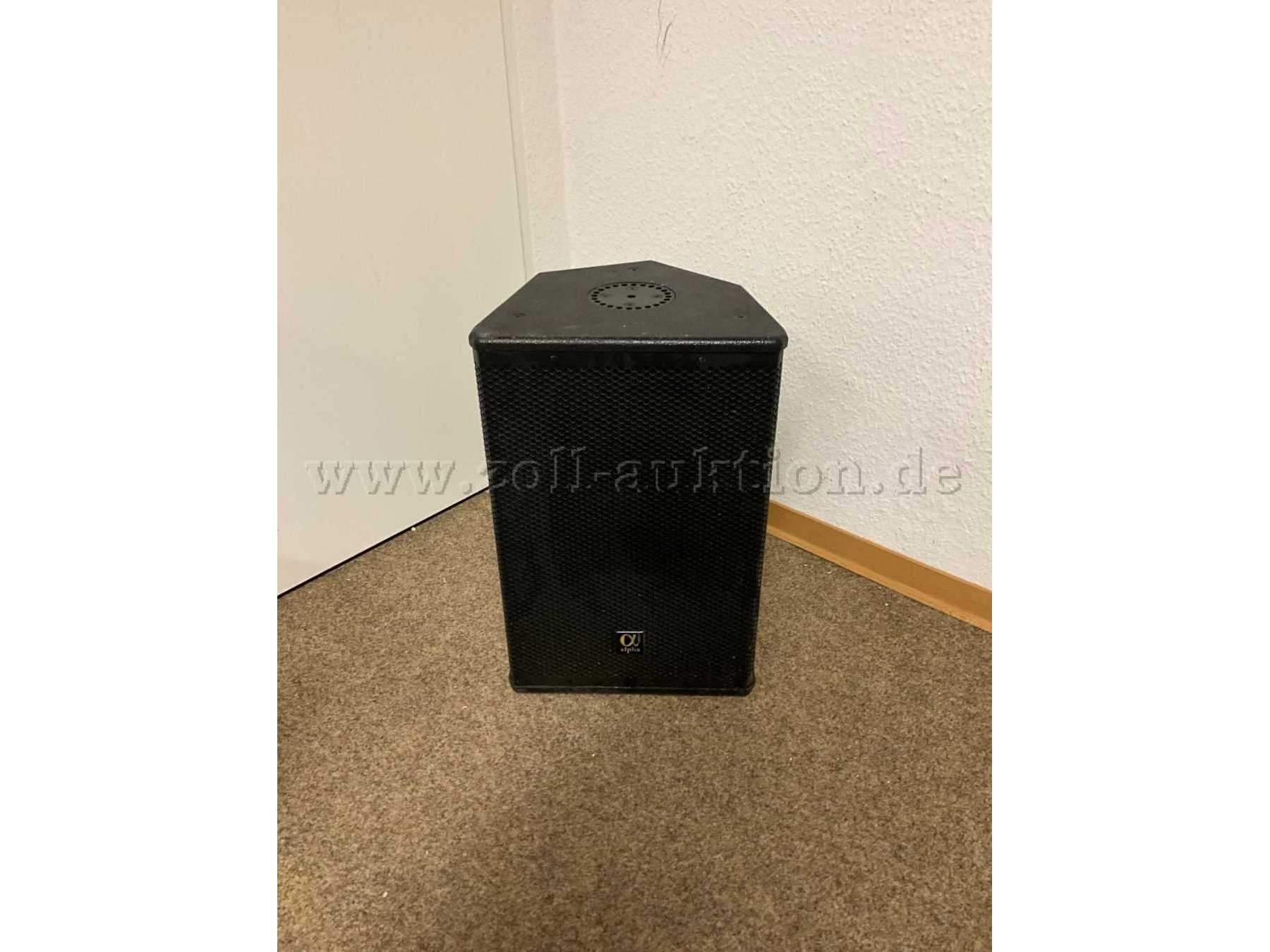 1 gebrauchter Alpha Audio Lautsprecher, Vorderseite