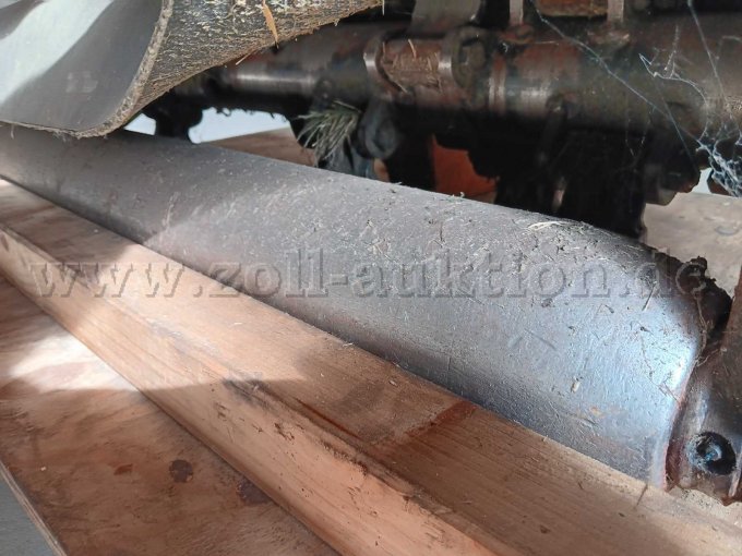 Detail Laufrolle und Schlegelwelle