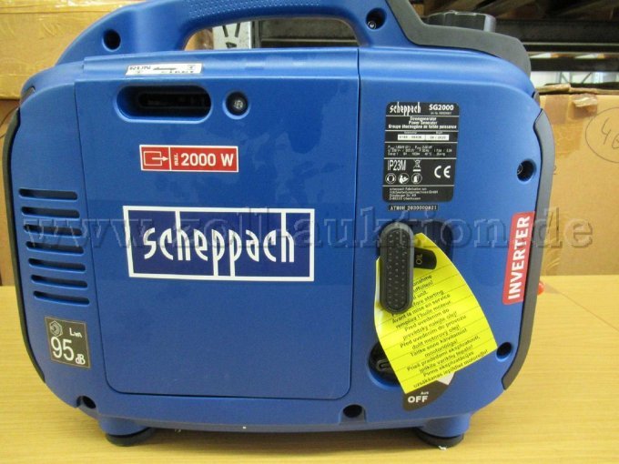 Scheppach SG2000
Vorderseite mit Seilzugstarter