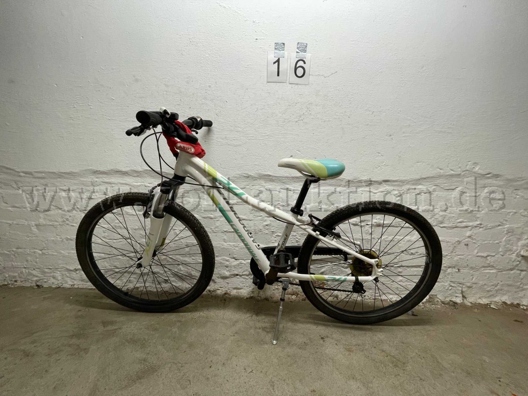 1 použité dětské kolo, výrobce Cannondale, 24 palců
