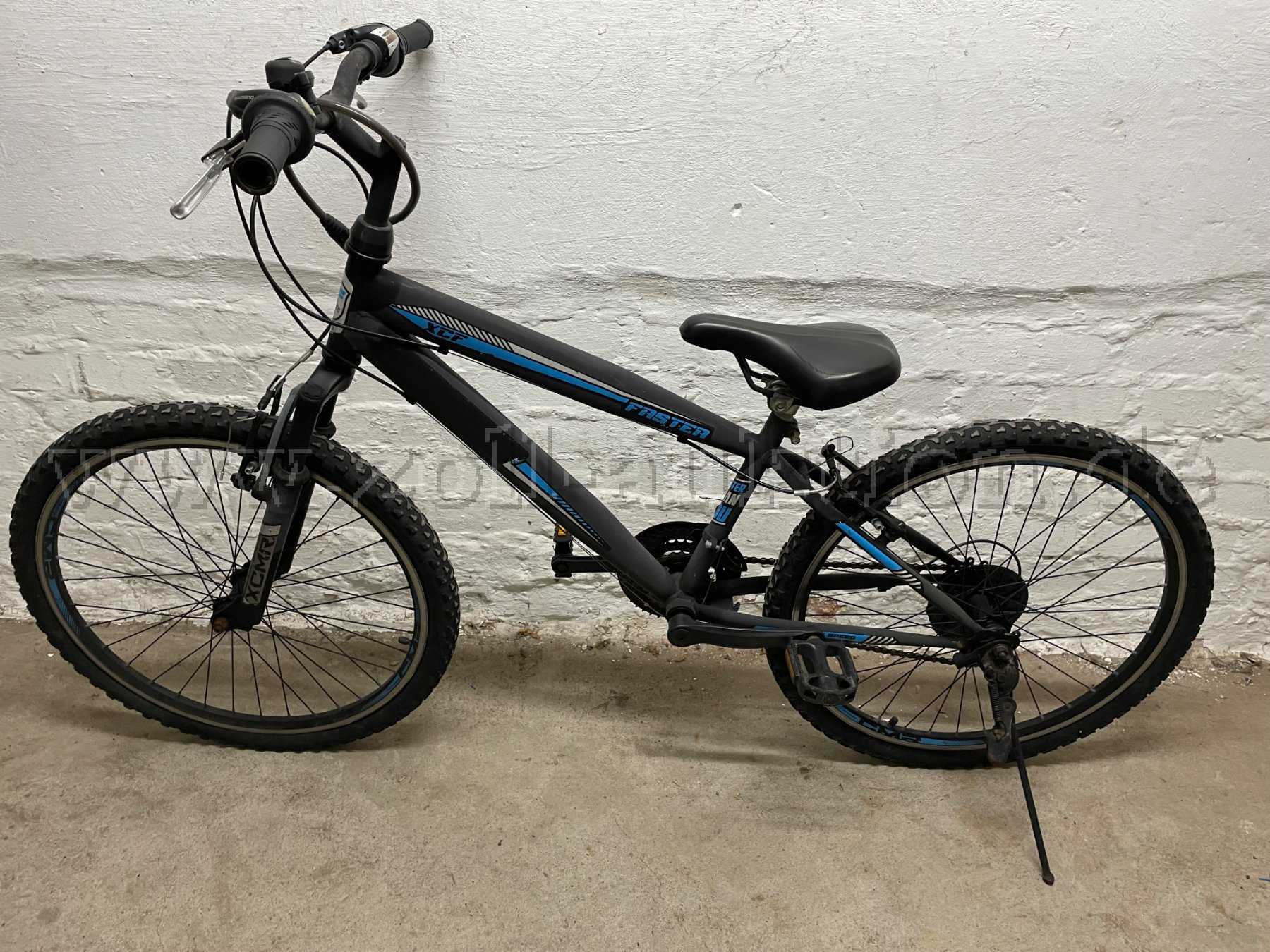 1 použité dětské horské kolo, výrobce Faster, 24 palců