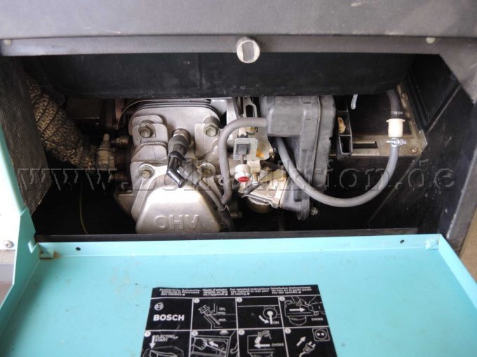 Motor mit Handstarter
