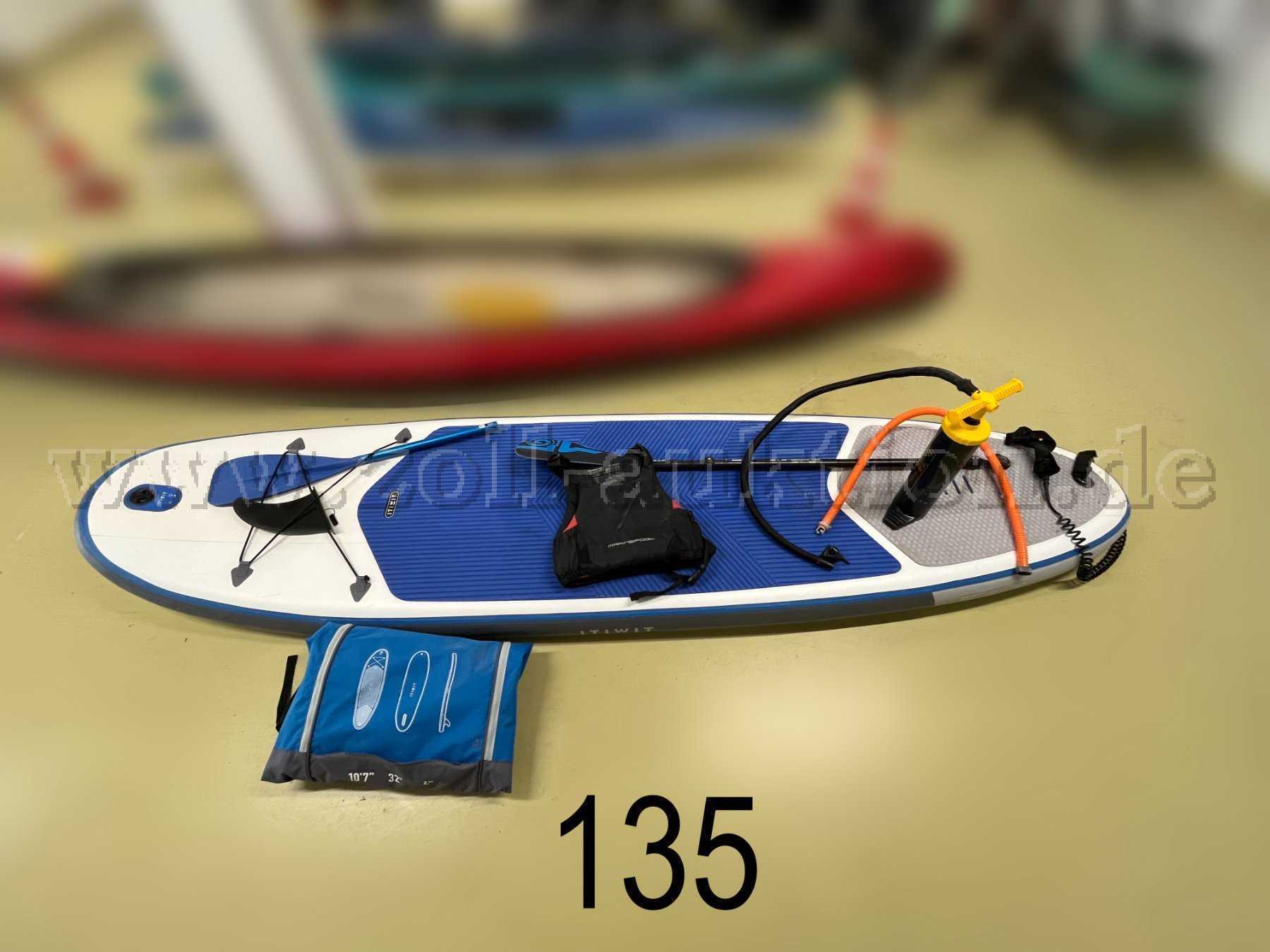 Übersicht SUP Board mit Zubehör