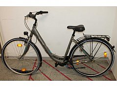 1 graues 28“ Damenfahrrad „Bocas“ Modell: City Series