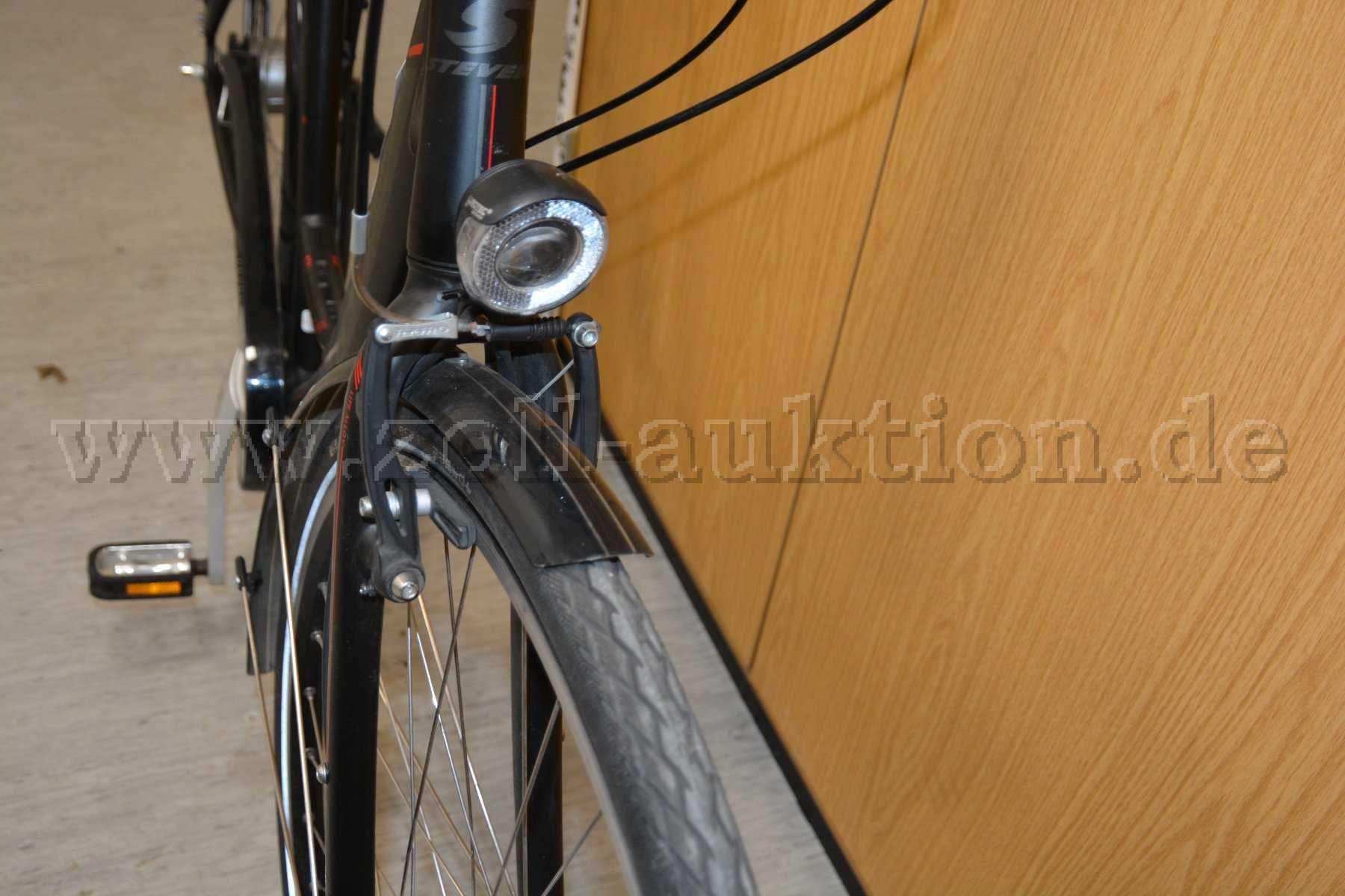 Zoll-Auktion - 1 grau/schwarzes Stevens Citybike (28 Zoll, 52cm RH) (ID ...
