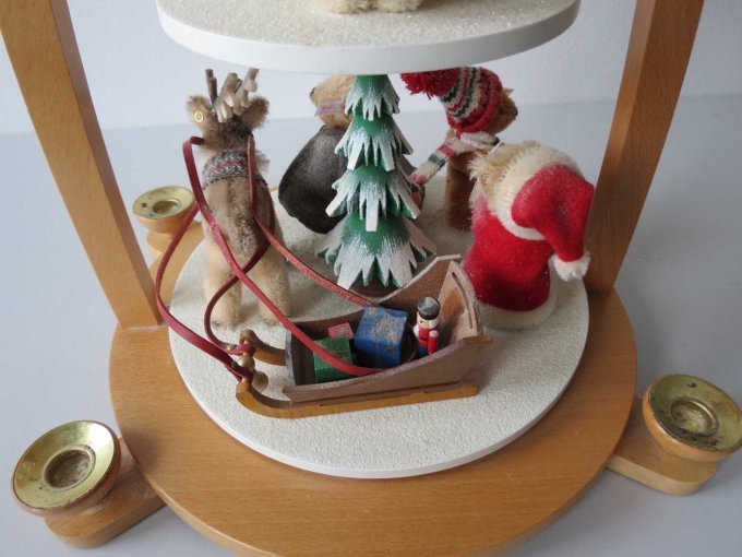 Rentier mit Schlitten