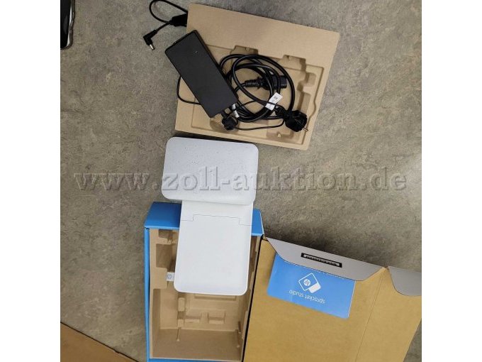 Fotodrucker mit Netzteil und Stromkabel