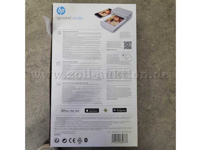 Rückseite der Verpackung