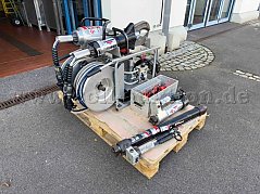 Kompletter hydraulischer Rettungssatz, bestehend aus Schere, Spreizer, Kettensatz und 2 hydraulischen Rettungszylinder