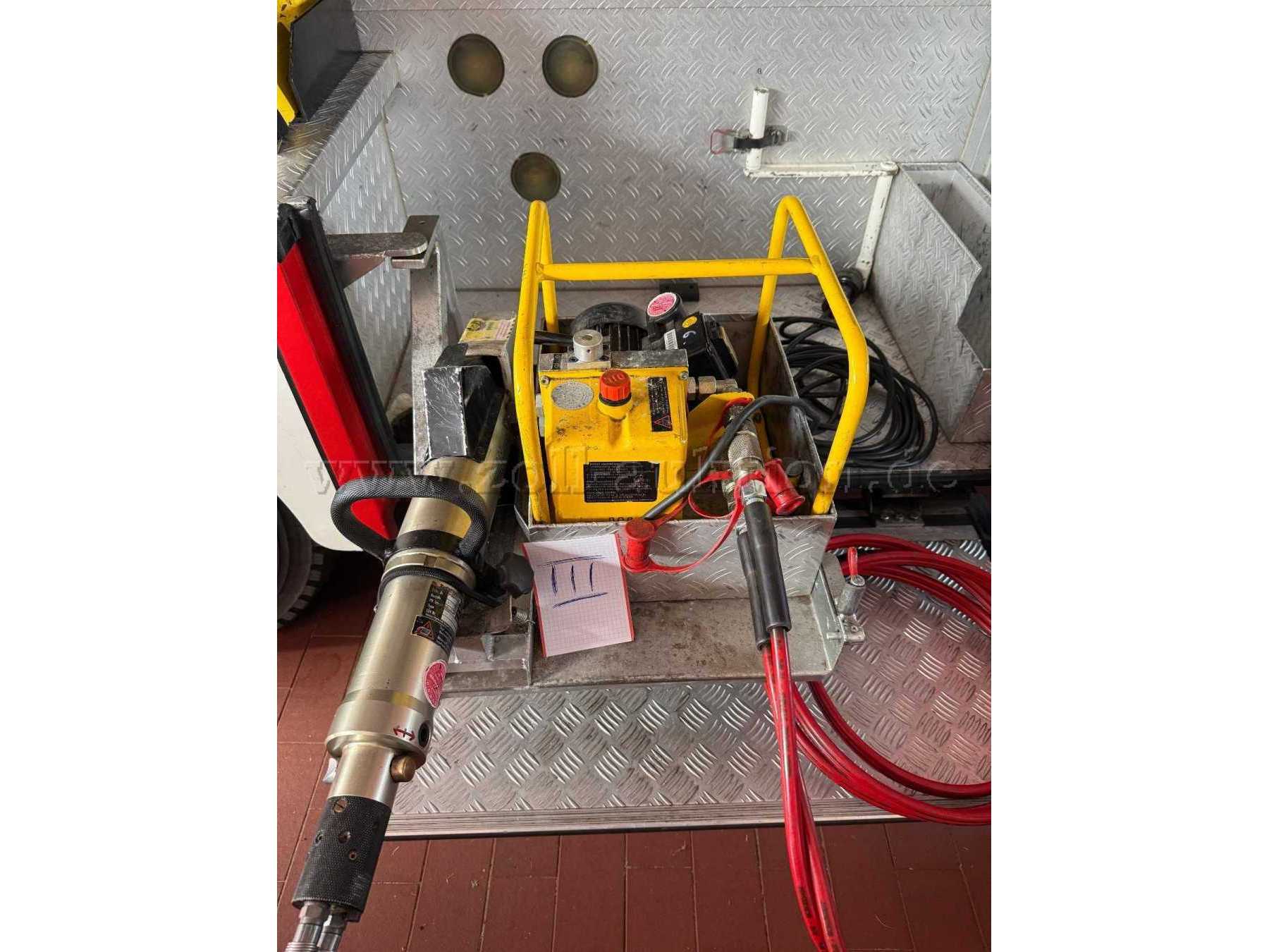Gesamtansicht des Hydraulischen Rettungssatzes