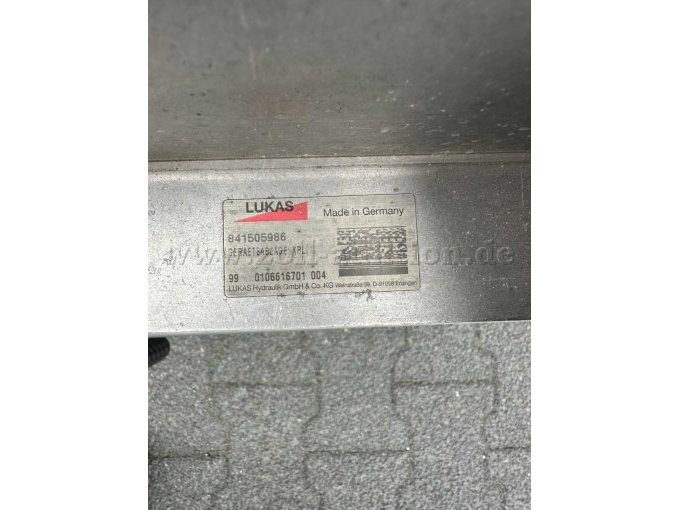 Typenschild Tragegestell