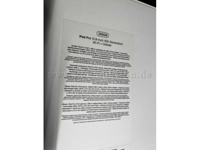 Artikelbeschreibung iPad - OVP