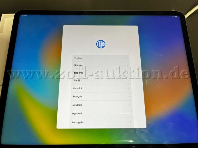 iPad zurückgesetzt - Front