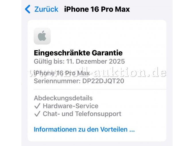 AppleCare Abdeckung