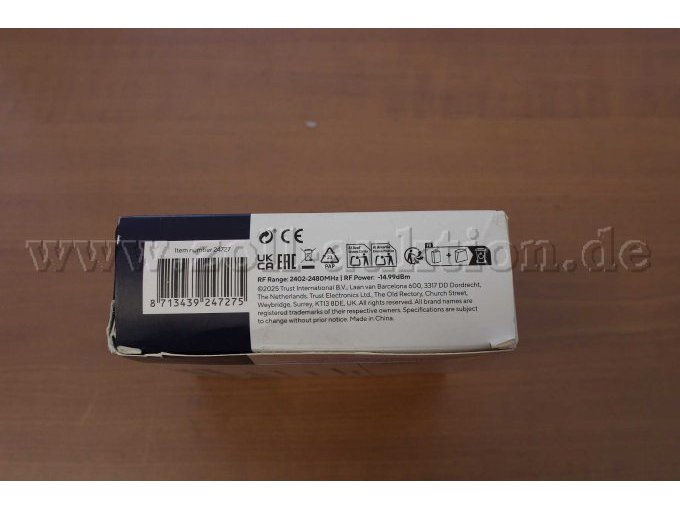 1 kabellose Maus Trust 24727 schwarz – foto 3 – kavel bij Zoll-Auktion, Aachen