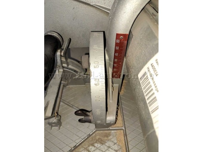 Ansicht der Grad-Einstellung der Maschine