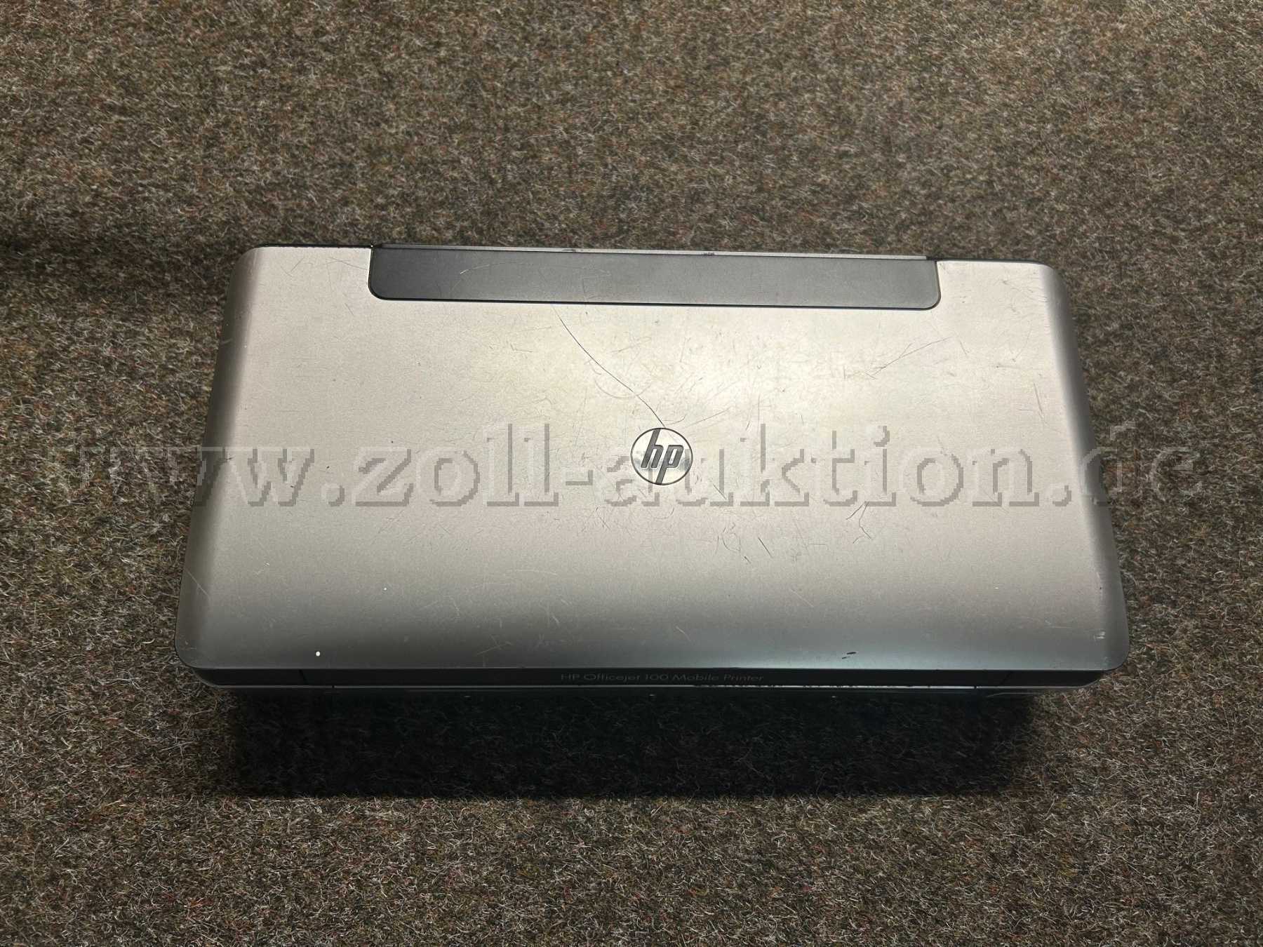 HP Drucker 100, Blick auf den Drucker