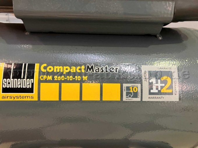 1 mobiler Kompressor Schneider airsystems compact master CPM 260 10-10-W – foto 6 – kavel bij Zoll-Auktion, Mannheim