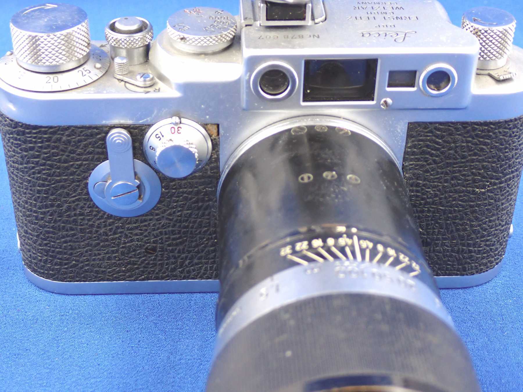 Vorderseite der Kamera Leica