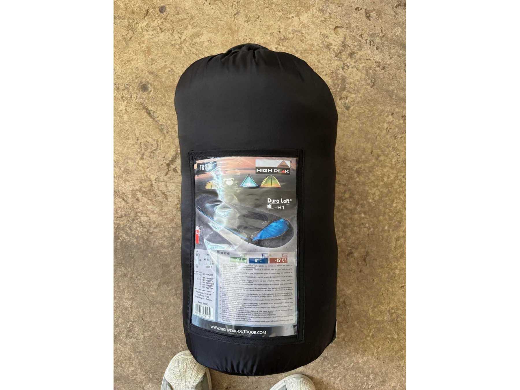 Schlafsack Gesamtansicht in Hülle
