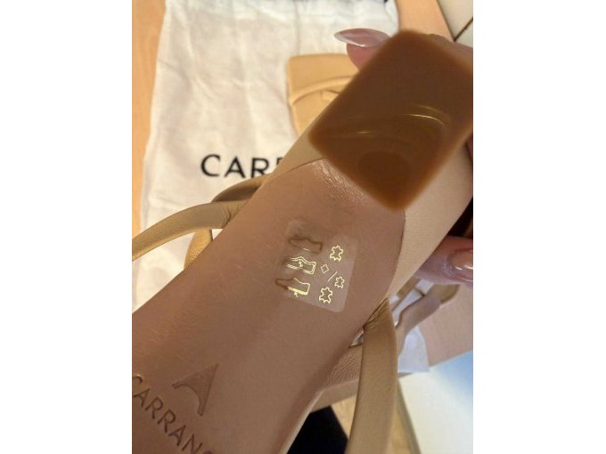 1 origineel paar Carrano-sandalen, nude-roze, maat 41, nieuw – foto 5 – kavel bij Zoll-Auktion, Mainz