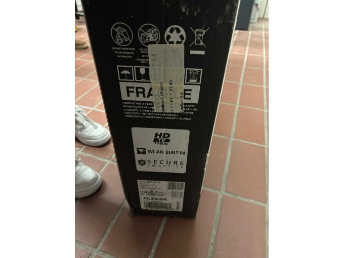 Detailaufnahme seitliche Verpackung