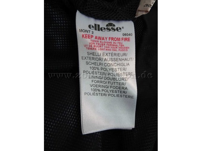 Detailansicht Modelbezeichnung und Materialbeschreibung