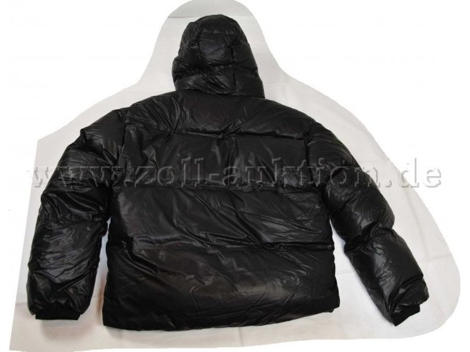 1 schwarze Oversize – Daunenjacke „Prada“ Modell: LR-HX026 - Rückansicht