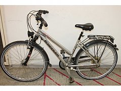 1 silbernes 28“Damenfahrrad „Kreidler“ Modell: Le Havre“