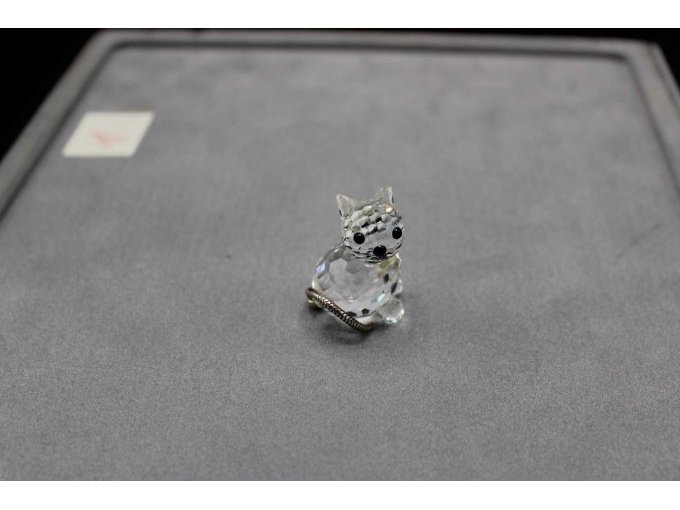 Katze, sitzend, von Swarovski