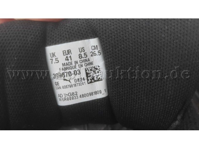 Label, Größenangabe