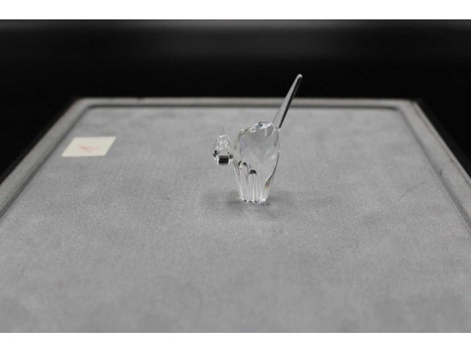 Katze von Swarovski, stehend, Seitenansicht