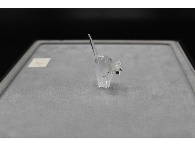 Katze von Swarovski, stehend, Seitenansicht