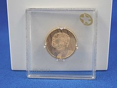 Blick auf die Bildseite der Münze